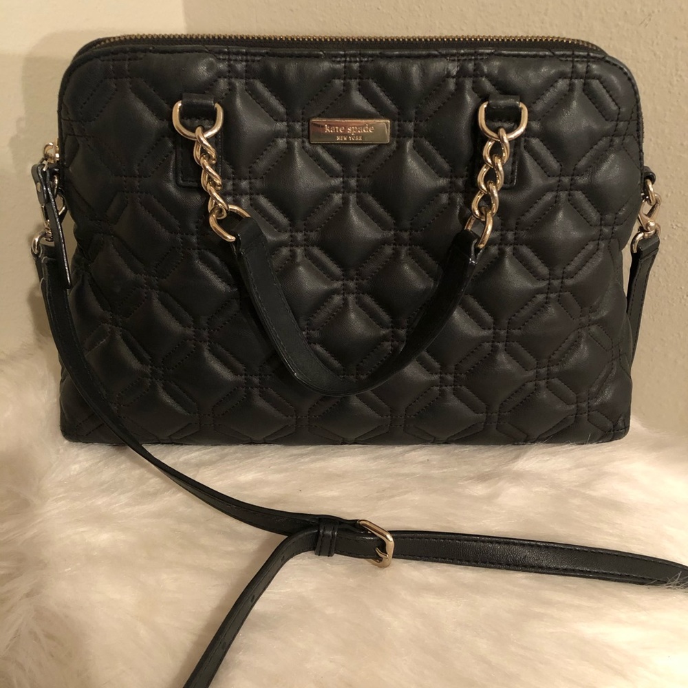 Kate Spade Black Quilted Purse